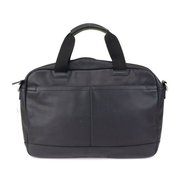 Coach Camden Leather Zip Top Briefcase 70927 Black - Picture 7 of 12